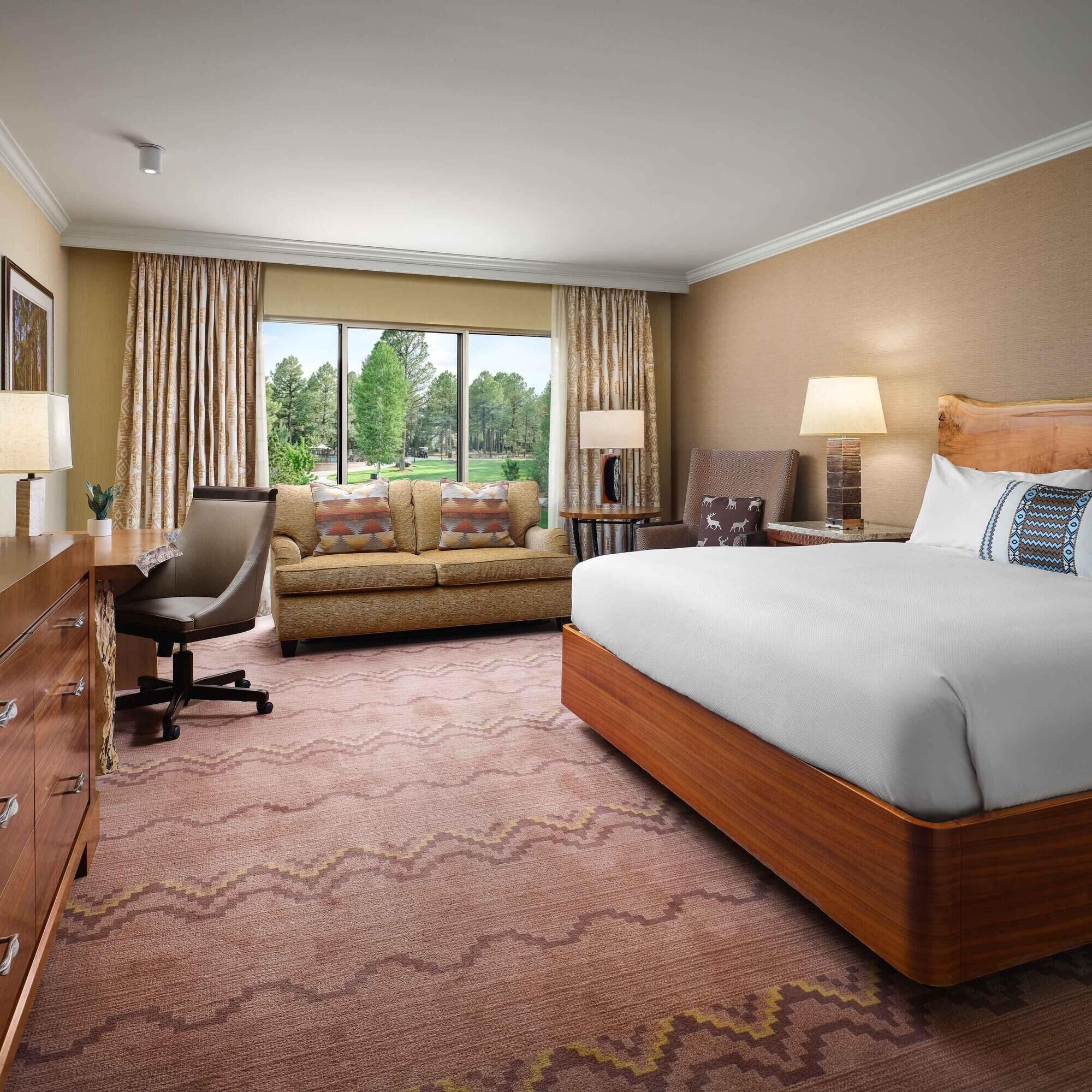 Premium bedding, in-room safe, desk, blackout curtains