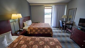 1 slaapkamer, een kluis op de kamer, een bureau, een laptopwerkplek