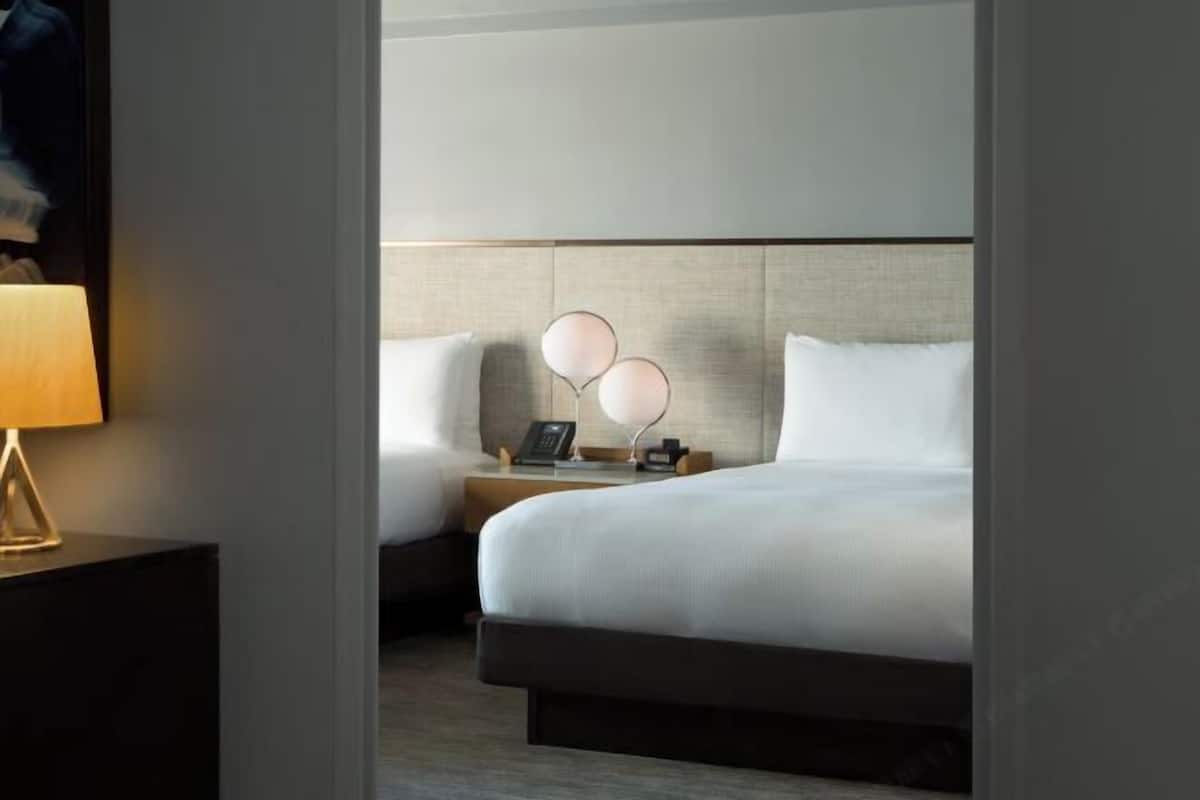 1 habitación y ropa de cama de alta calidad
