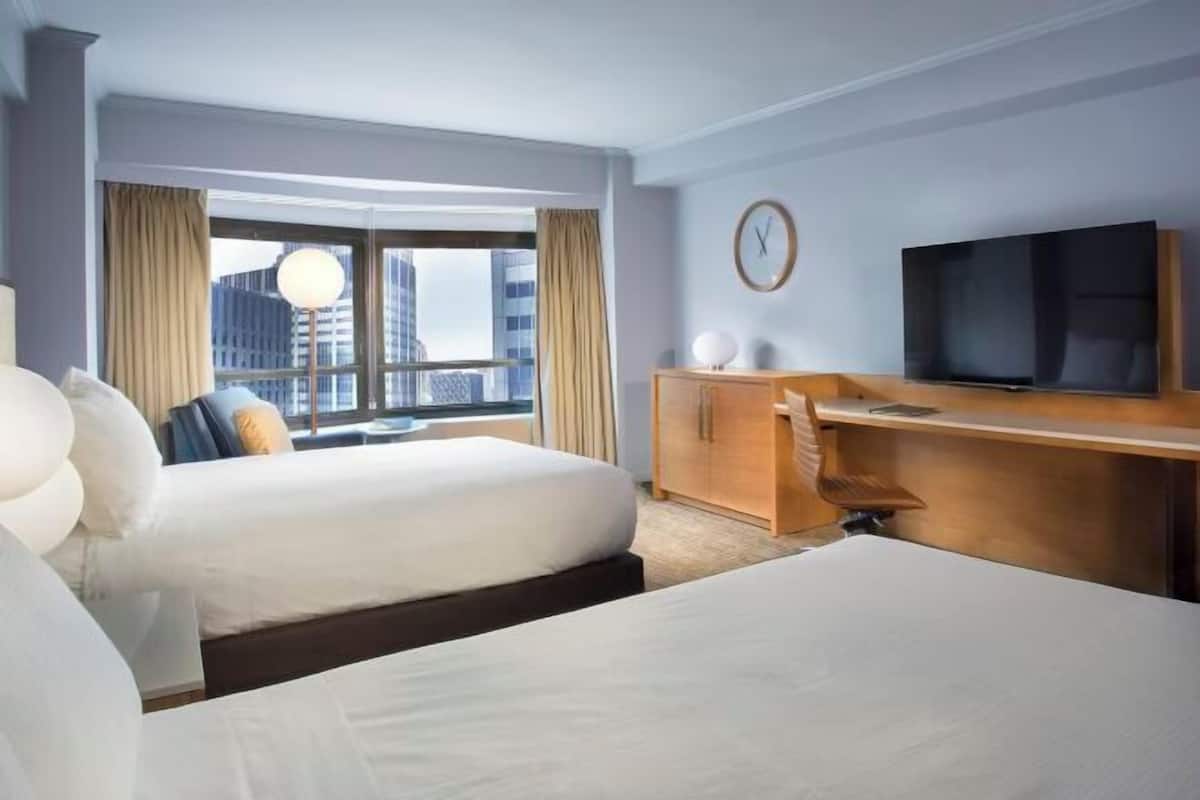 1 habitación y ropa de cama de alta calidad