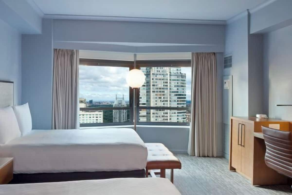 1 habitación y ropa de cama de alta calidad