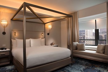 Presidential Suite, 1 King Bed | 1 bedroom, premium bedding, in-room safe, desk at New York Hilton Midtown