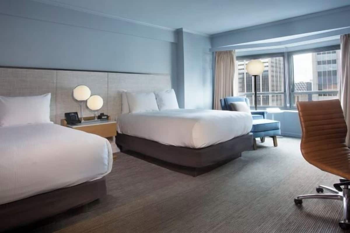 1 habitación y ropa de cama de alta calidad