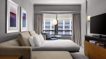 Premium bedding, in-room safe, desk, blackout drapes