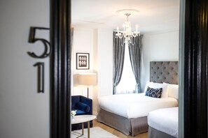 Room, 2 Double Beds | Egyptian cotton sheets, premium bedding, down comforters, in-room safe