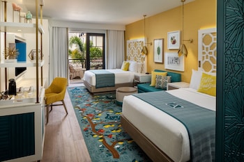 Classic Room, 2 Queen Beds, Balcony | Premium bedding, pillowtop beds, in-room safe, desk at The Alfond Inn