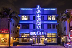 Front of property – evening/night