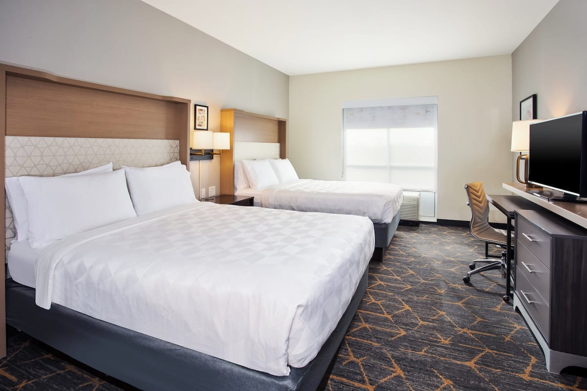 Suite, 2 Queen Beds | 1 bedroom, in-room safe, desk, iron/ironing board