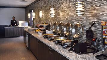 Daily cooked-to-order breakfast for a fee