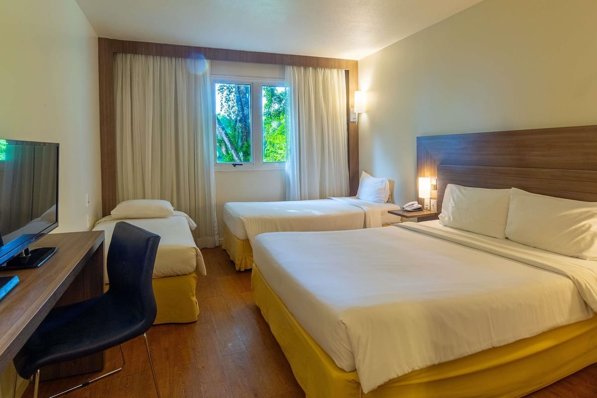 Family Room, Multiple Beds | Minibar, in-room safe, desk, blackout curtains
