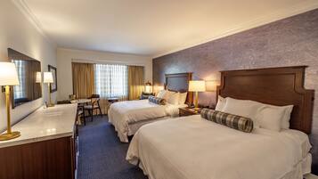 Traditional Room, 2 Queen Beds | 1 bedroom, premium bedding, pillowtop beds, in-room safe
