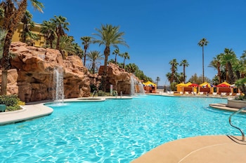 Seasonal outdoor pool, open 10:00 AM to 5:00 PM, cabanas (surcharge) at Rio Hotel & Casino
