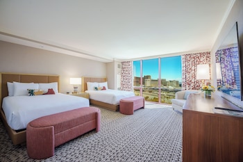 Premium bedding, pillowtop beds, in-room safe, desk at Rio Hotel & Casino