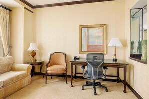 Premium bedding, in-room safe, desk, blackout curtains