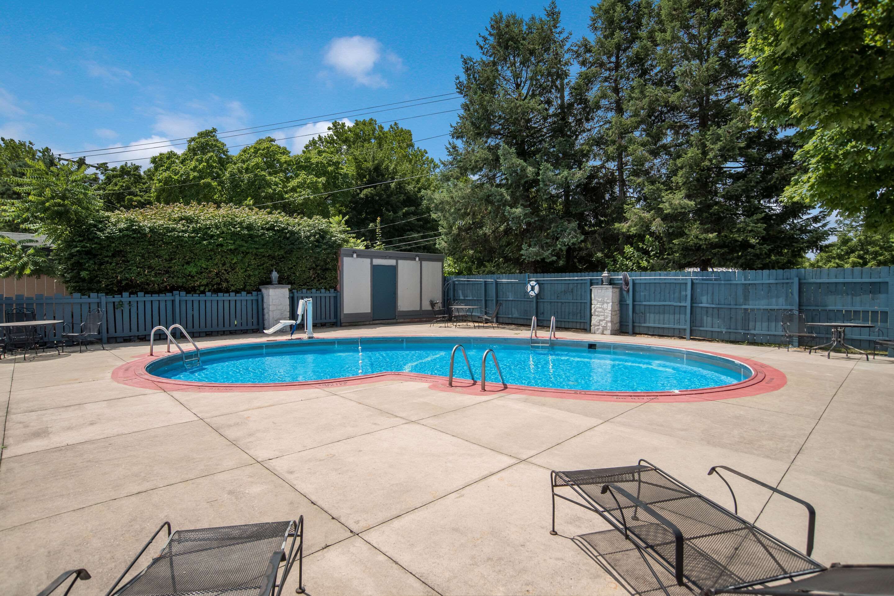 Seasonal outdoor pool