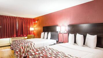 Deluxe Room, 2 Queen Beds, Non Smoking | Desk, soundproofing, iron/ironing board, cribs (free)