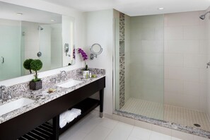 Presidential Suite, 1 King Bed | Bathroom shower