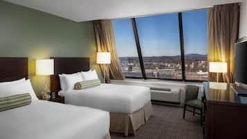 Deluxe Room, 2 Double Beds | In-room safe, blackout drapes, iron/ironing board