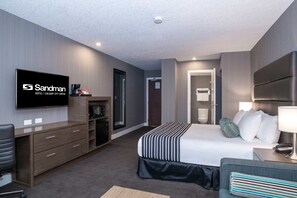 Standard Room, 1 King Bed with Sofa bed | Bathroom | Shower, free toiletries, hair dryer, bathrobes