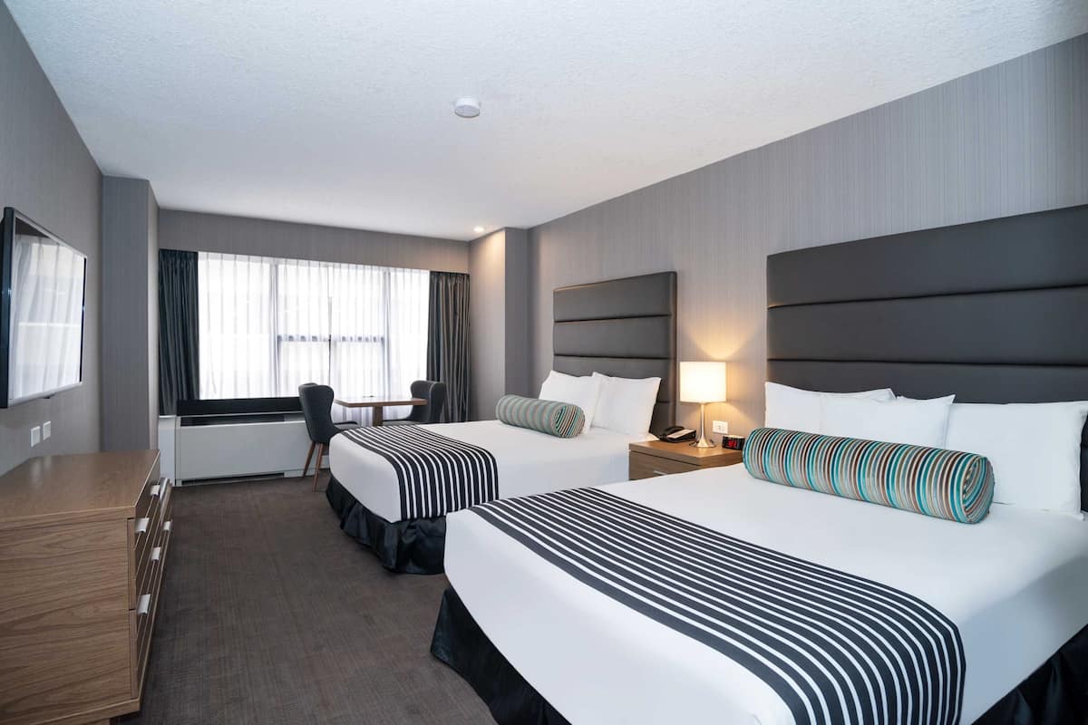 Room, 2 Queen Beds (Corporate) | Premium bedding, pillow-top beds, in-room safe, desk