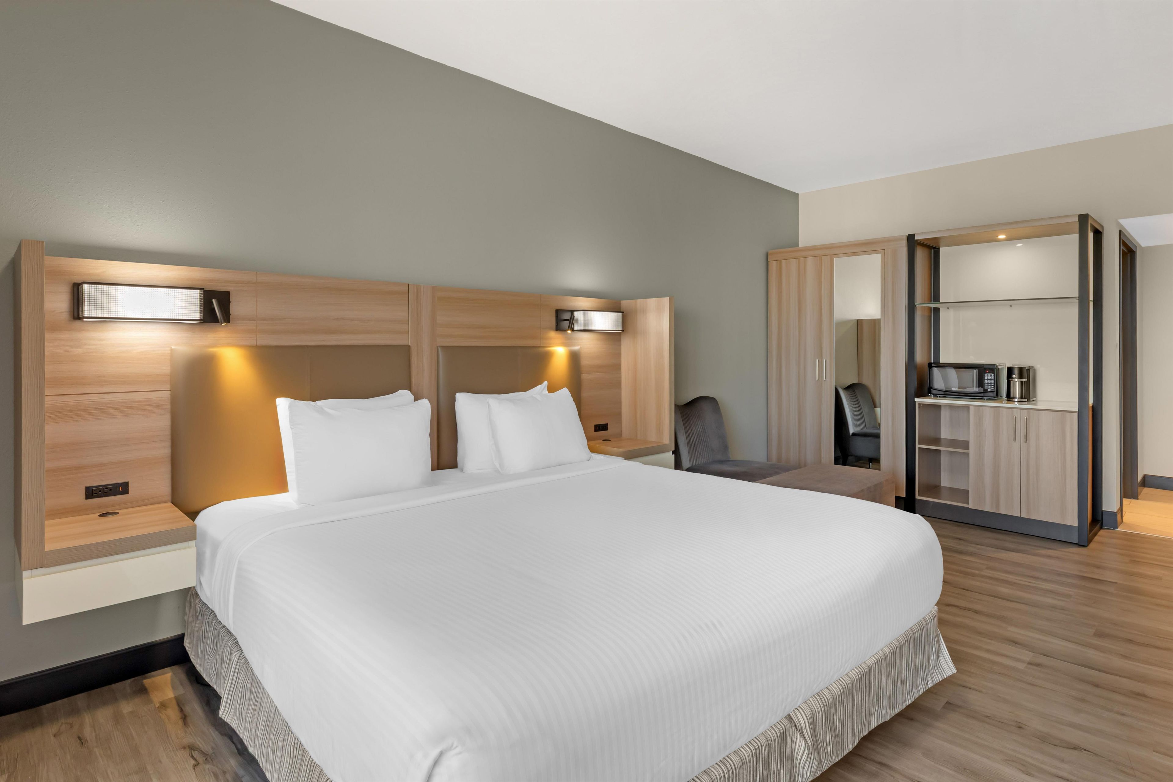 Standard Room, 1 King Bed, Accessible, Bathtub | Hypo-allergenic bedding available, desk, laptop workspace