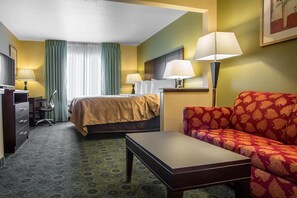 Premium bedding, desk, soundproofing, iron/ironing board
