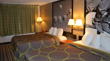 In-room safe, desk, iron/ironing board, WiFi (free)