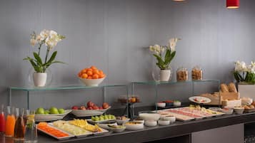 Daily buffet breakfast for a fee