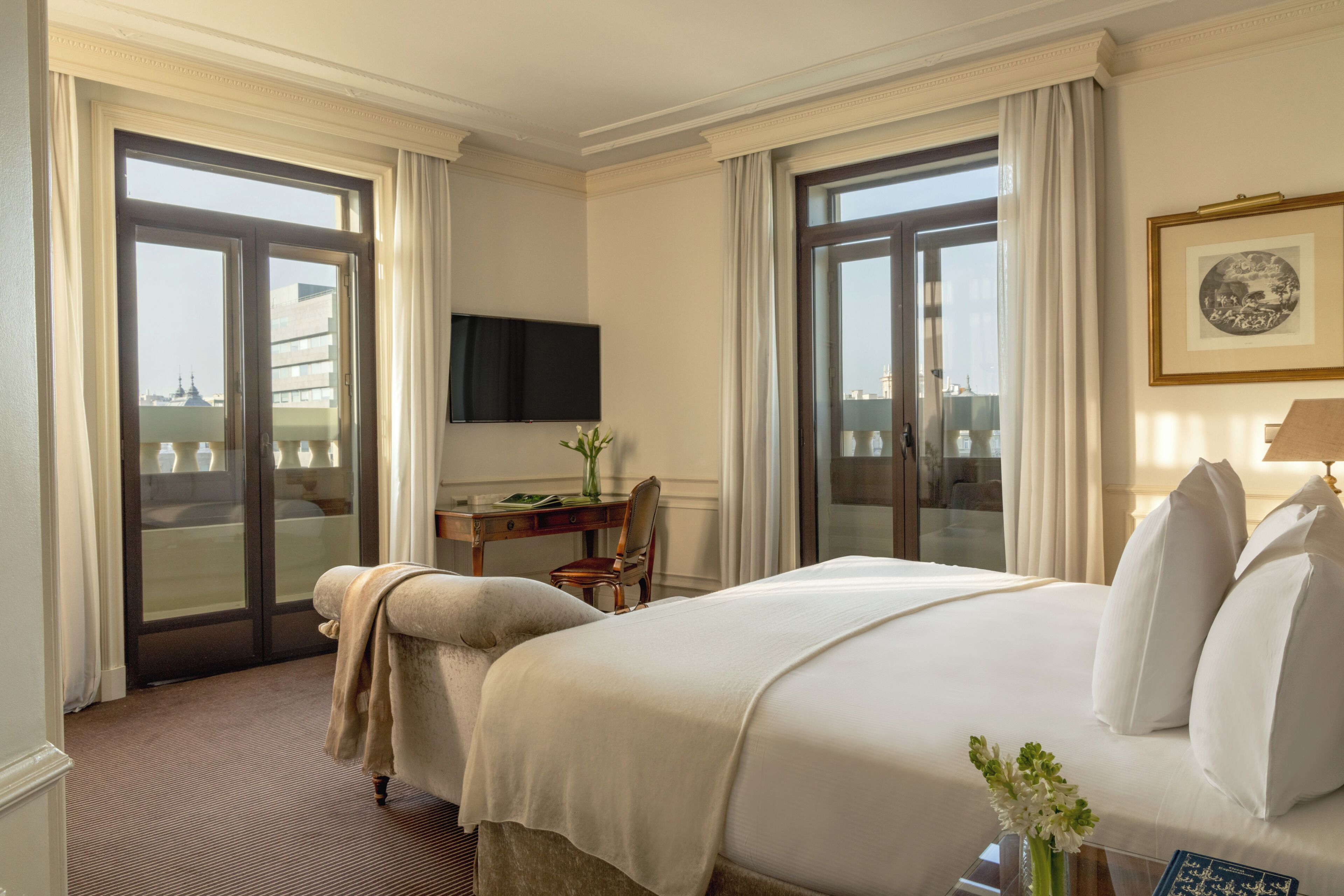 Premium bedding, down duvets, minibar, in-room safe