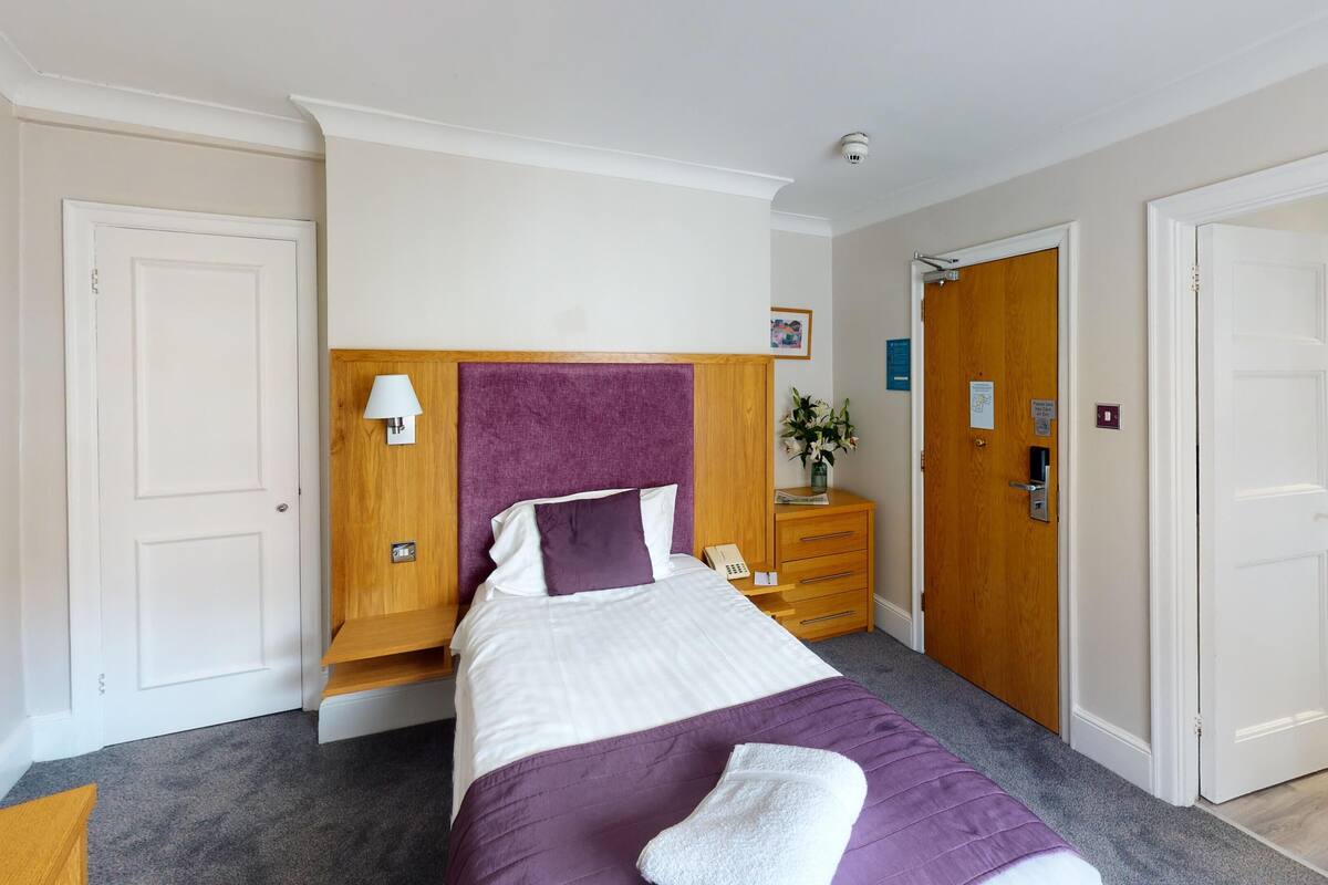 Single Room | Peralatan tempat tidur hipoalergenik, seterika/papan seterika