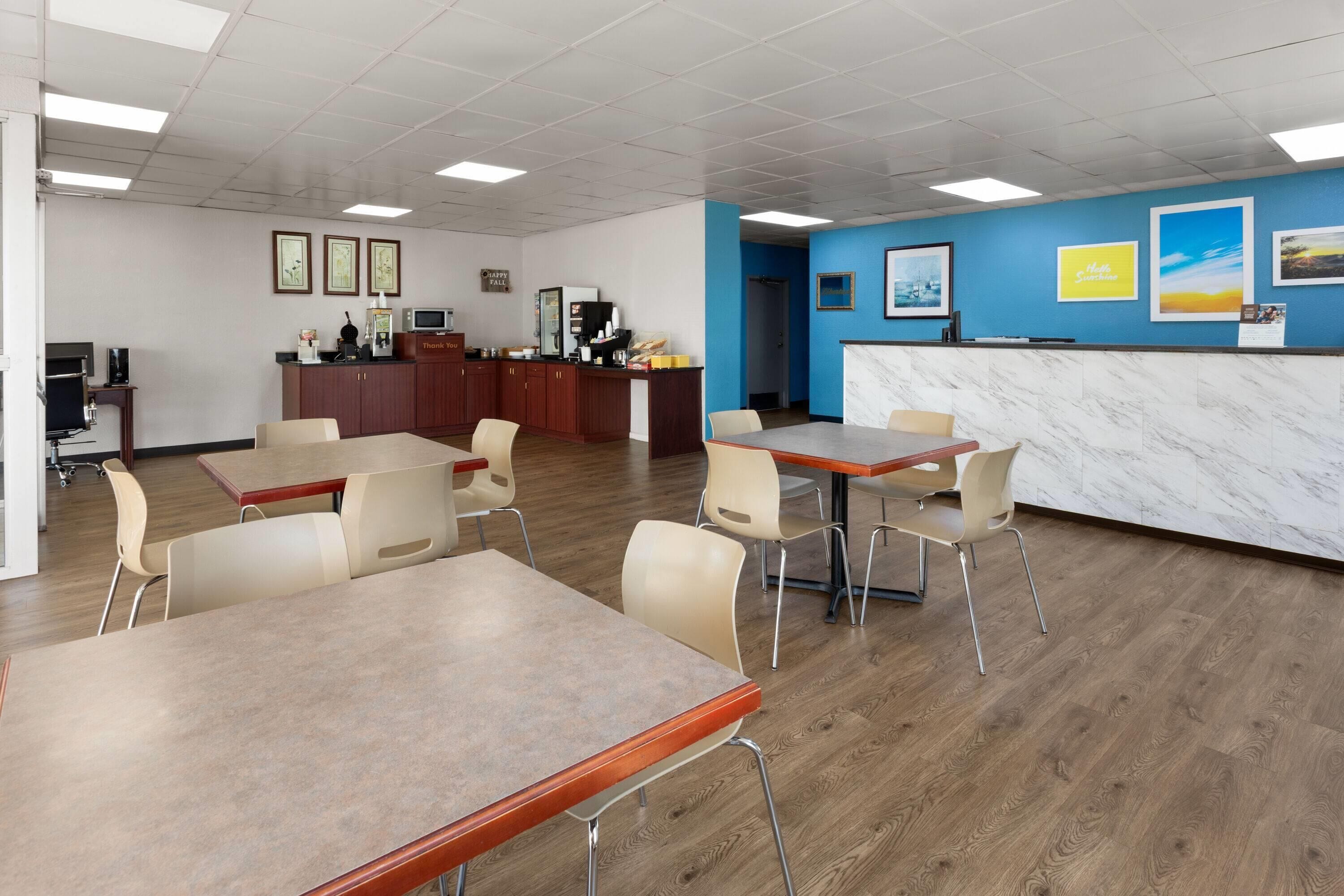 Free daily on-the-go breakfast