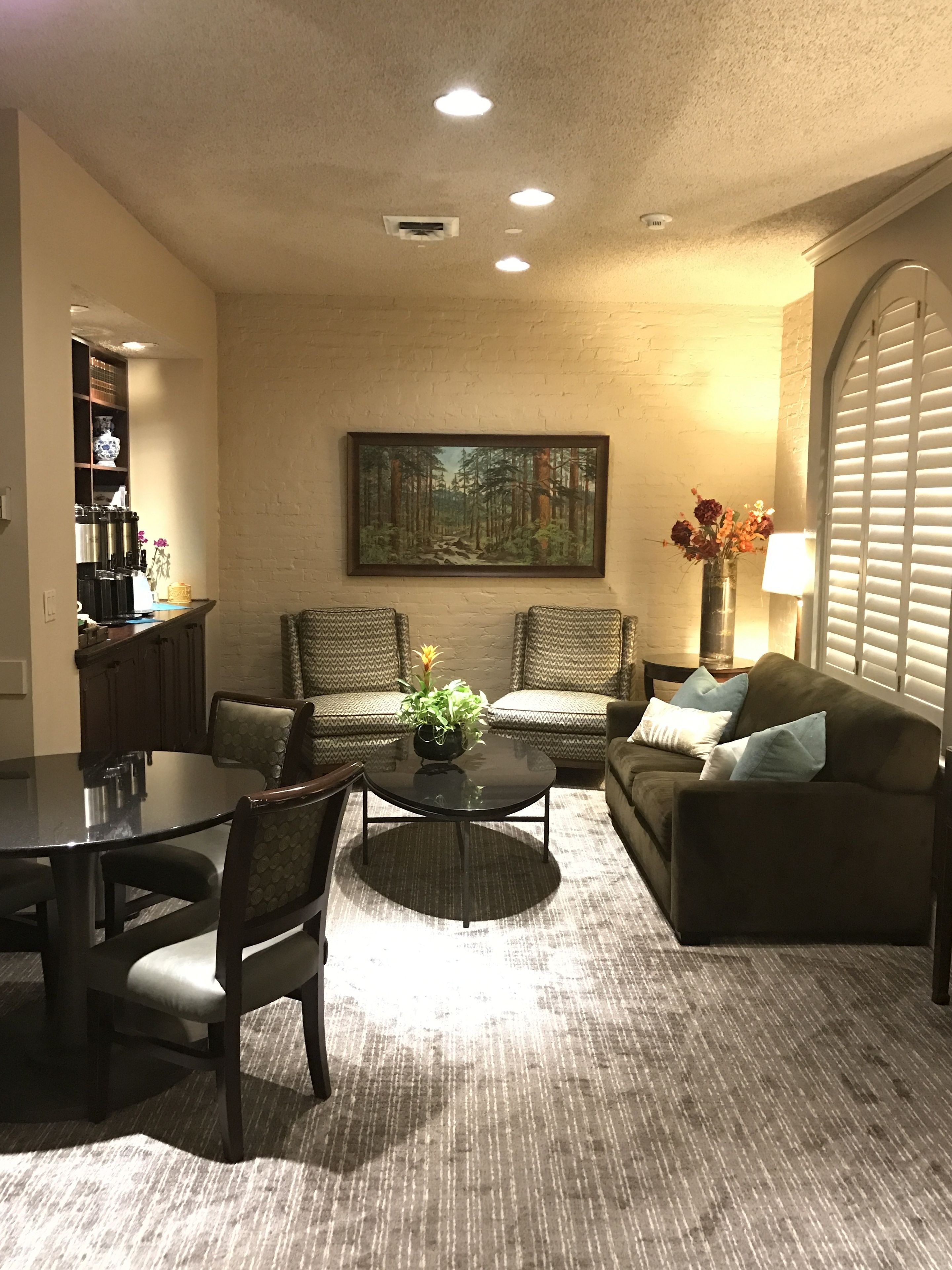 Sala de estar en el lobby