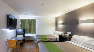 Desk, iron/ironing board, WiFi, bed sheets