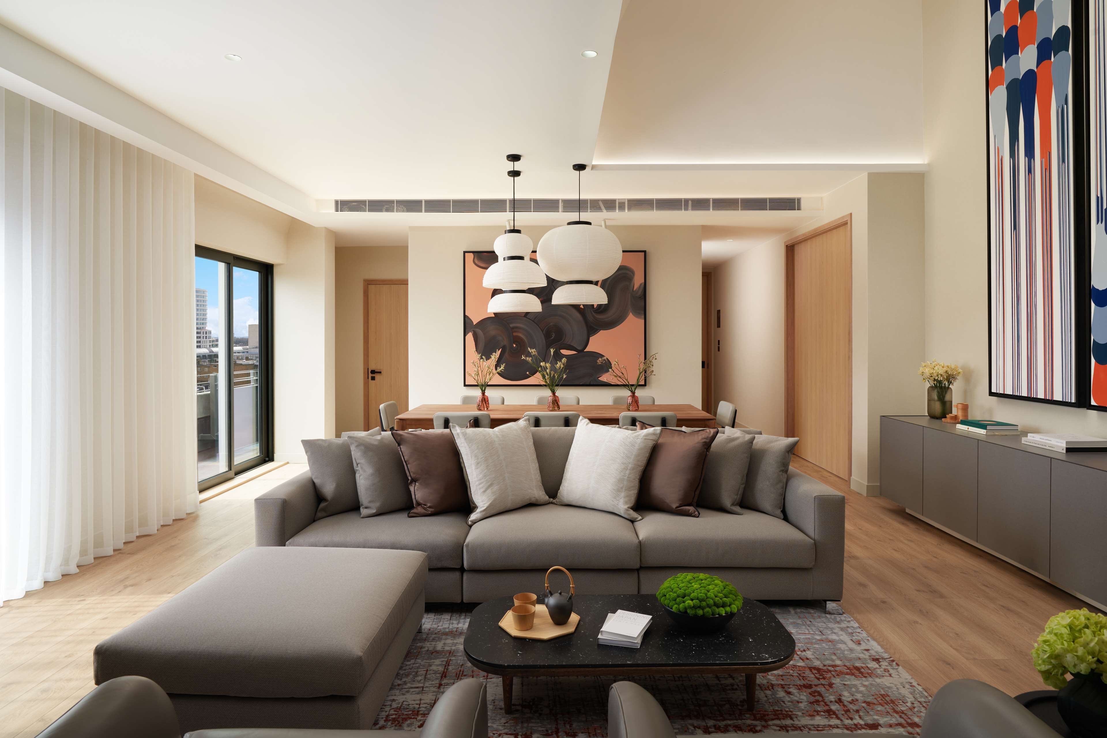 nobu penthouse | living area | smart tv