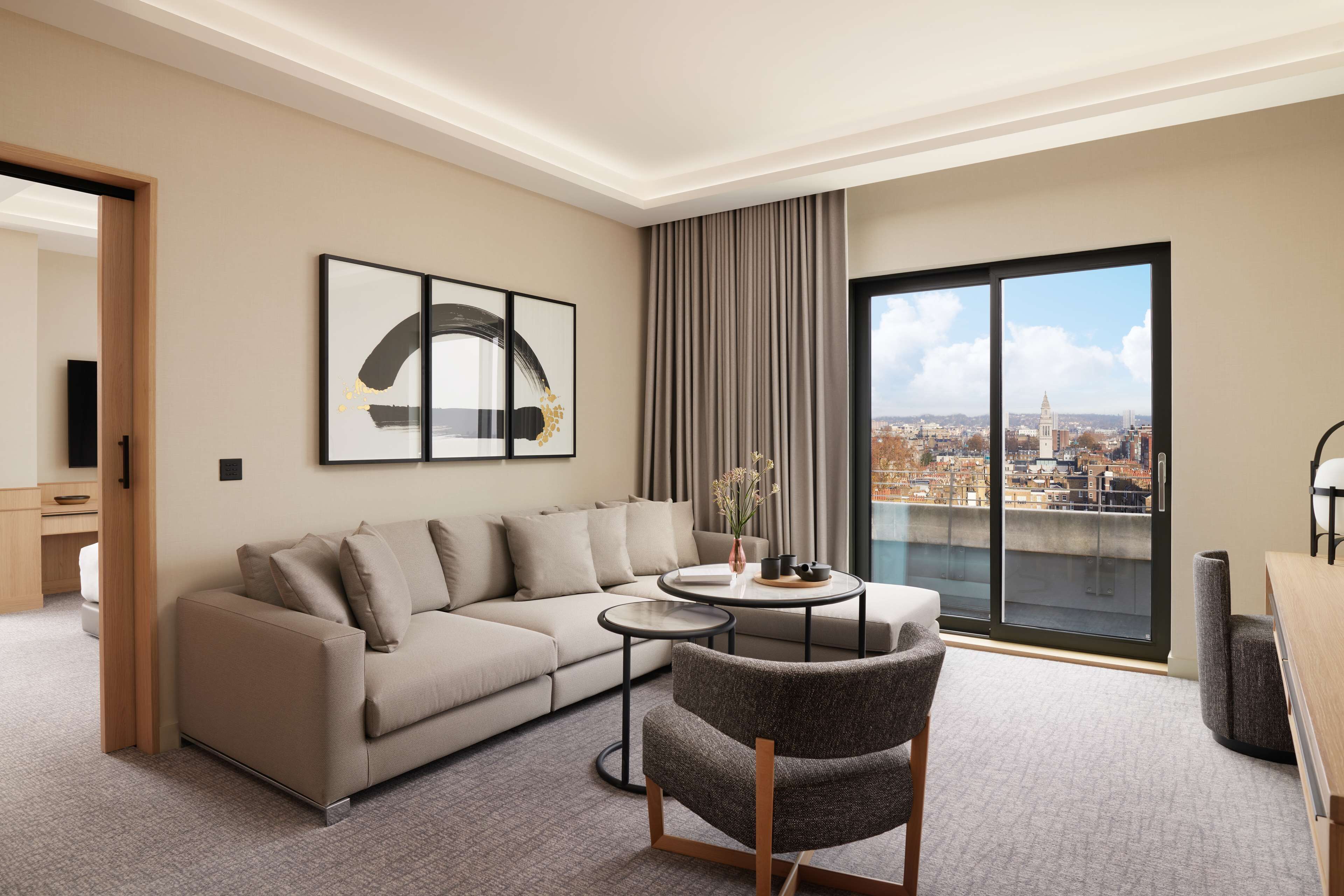 saijoukai suite | living area | smart tv