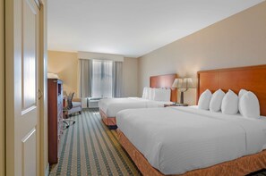 In-room safe, desk, laptop workspace, blackout curtains