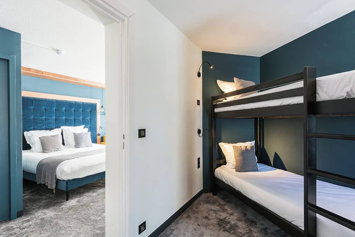 Family Quadruple Room | Premium bedding, pillowtop beds, in-room safe, desk