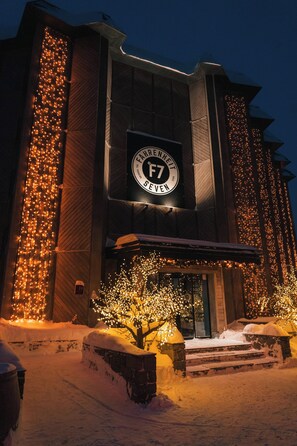 Façade de l’hébergement 