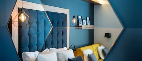 Double Room, Slope view | Premium bedding, pillow-top beds, in-room safe, desk