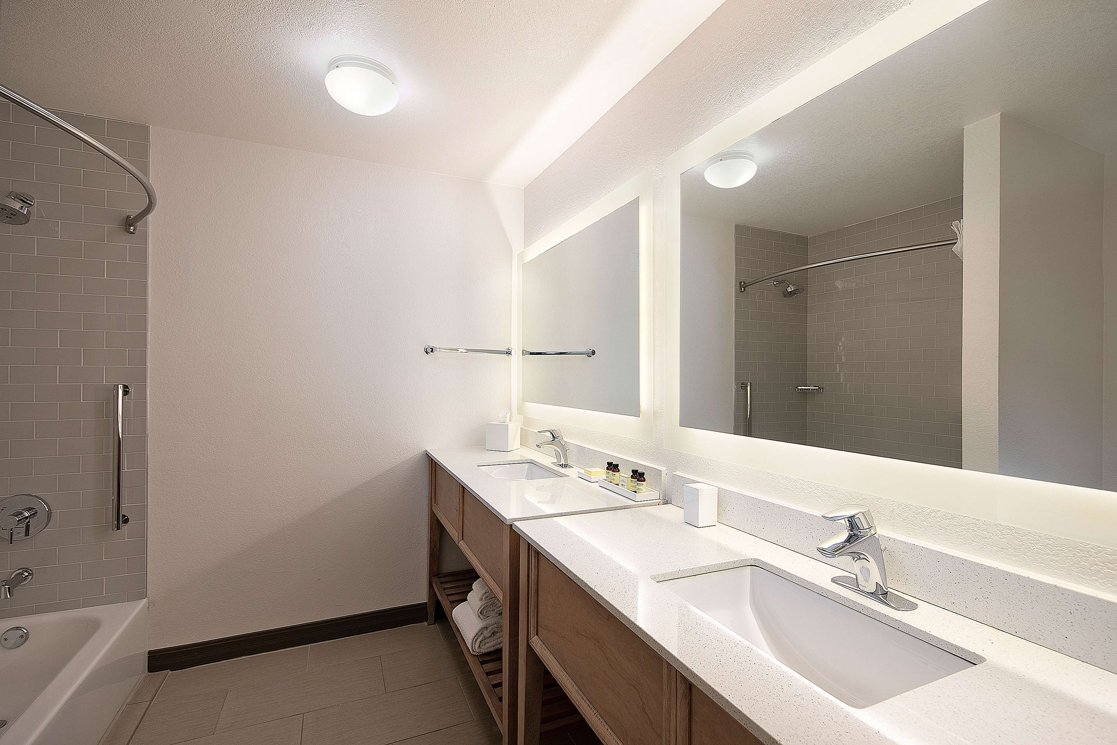 suite, 1 king bed (professor) | bathroom | combined shower/bathtub, designer toiletries, hair dryer, towels