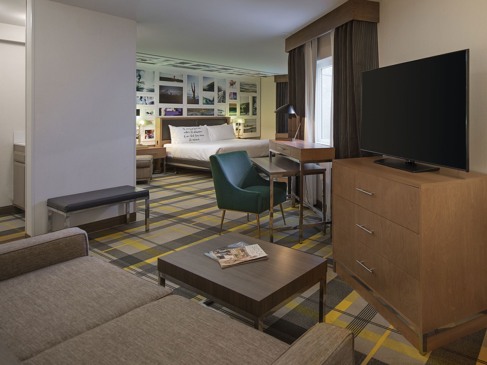 Premium bedding, pillow-top beds, in-room safe, desk