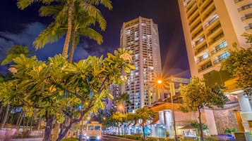 Front of property - evening/night
