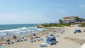 On the beach