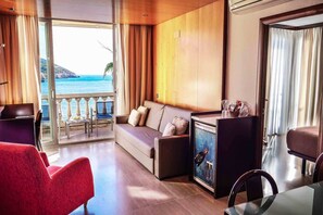 Vista a la playa o el mar