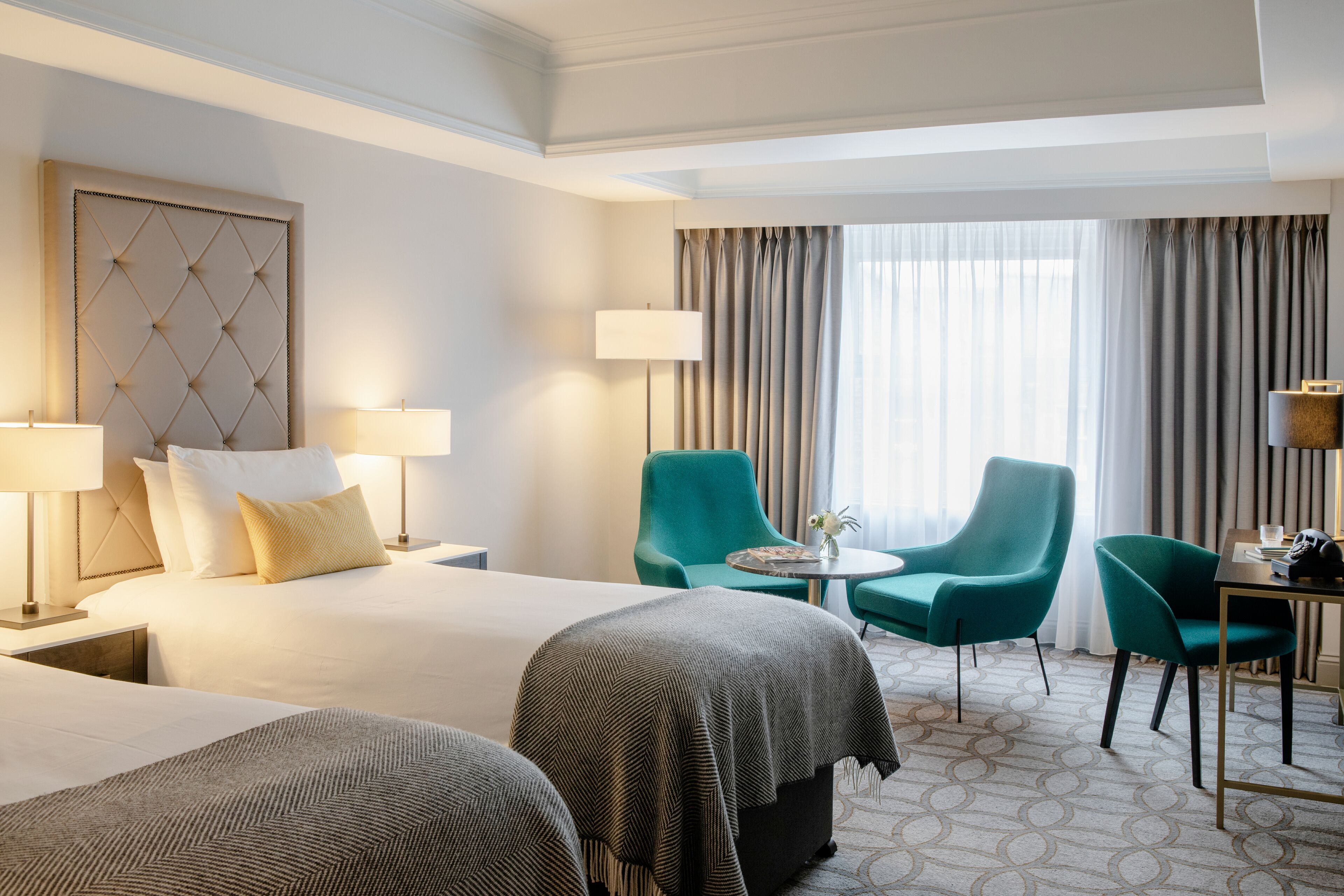 classic twin room, 2 single beds | premium bedding, in-room safe, individually decorated, desk