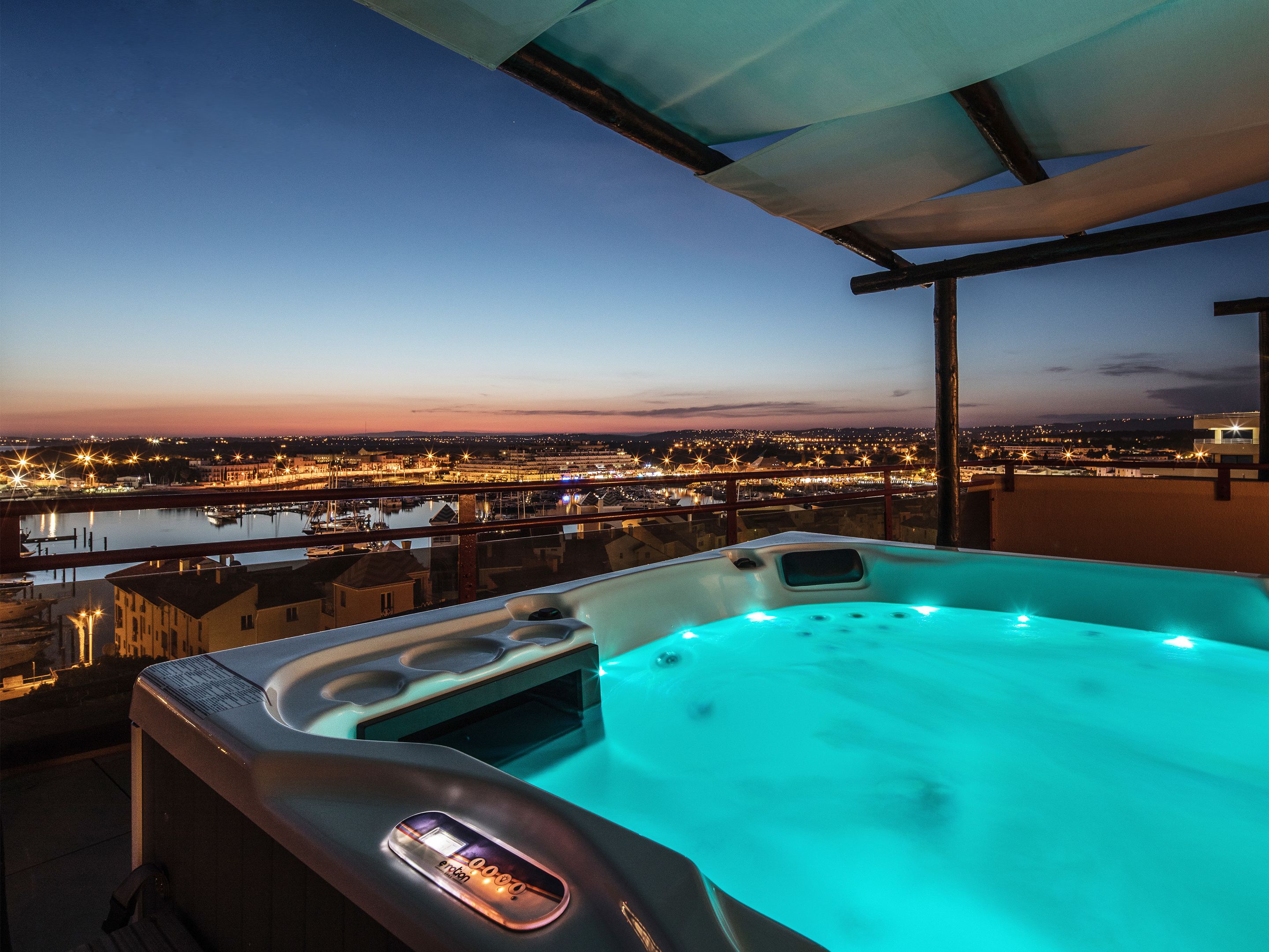 Presidential Penthouse, 1 Double Bed, Hot Tub, Ocean View | View from room