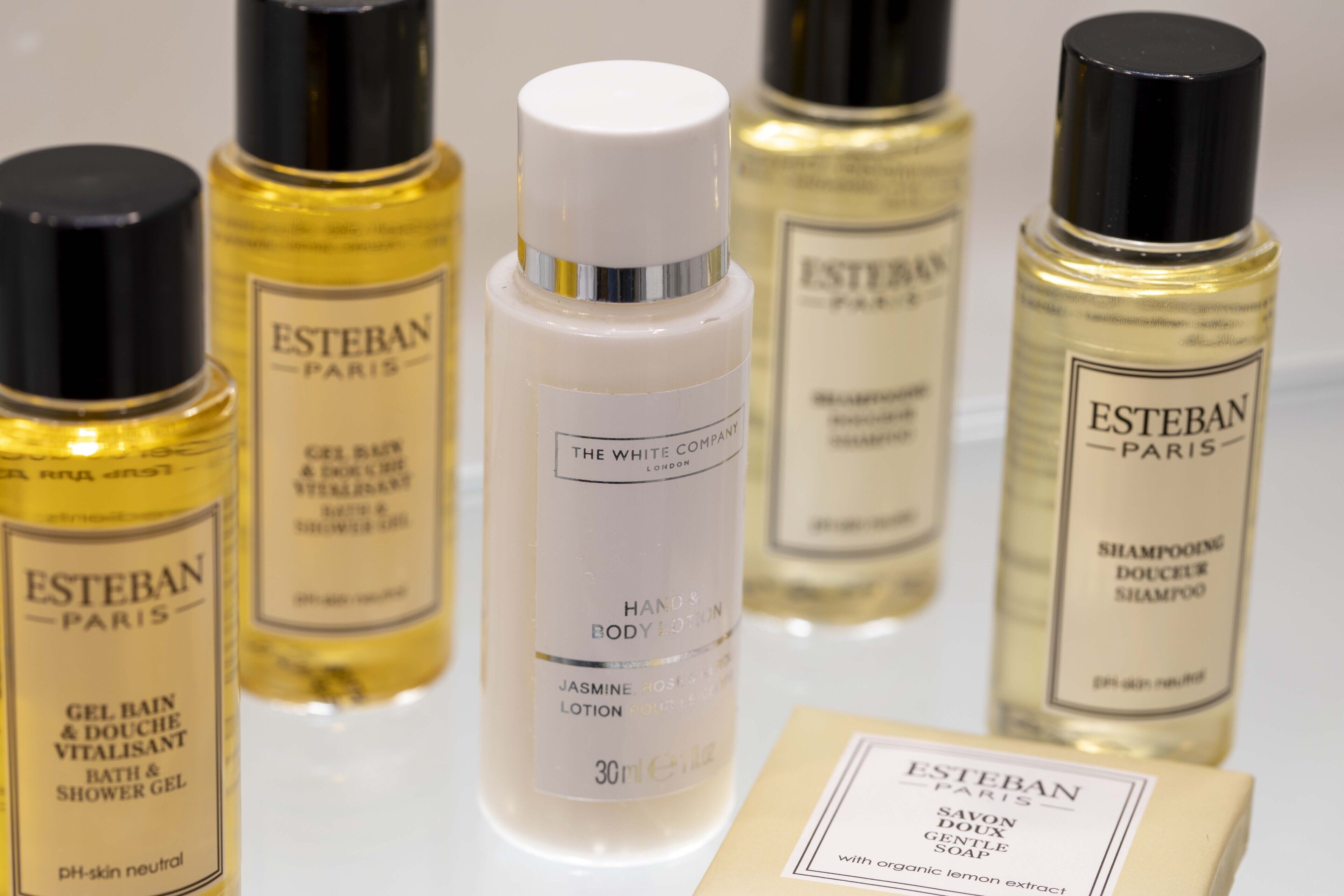 combined shower/bathtub, deep-soaking bathtub, hair dryer, towels