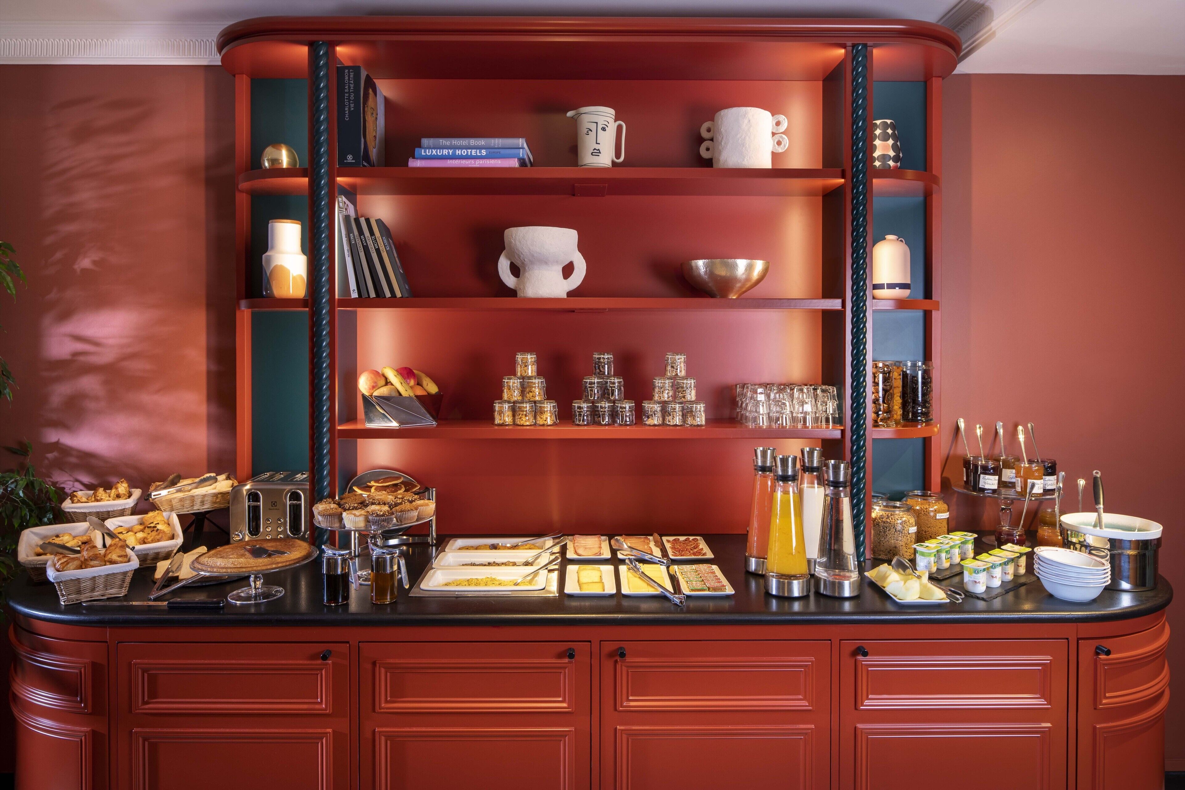 daily buffet breakfast (eur 14.00 per person)