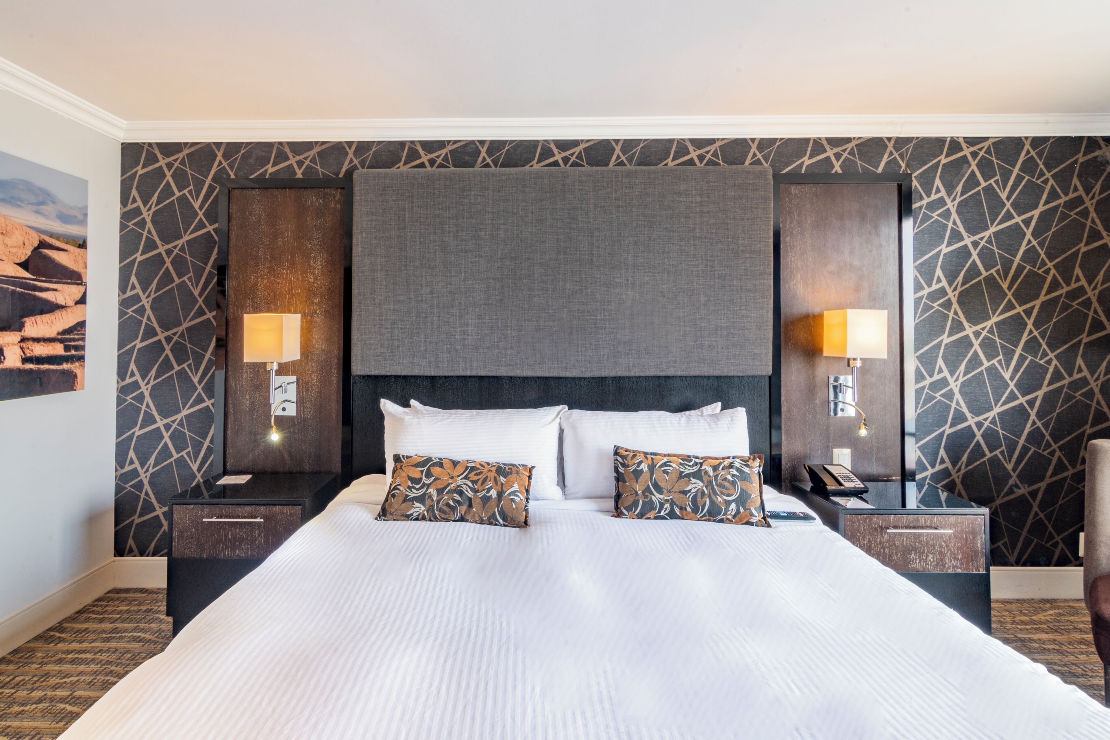 lucerna select, 1 king bed | premium bedding, in-room safe, desk, blackout curtains