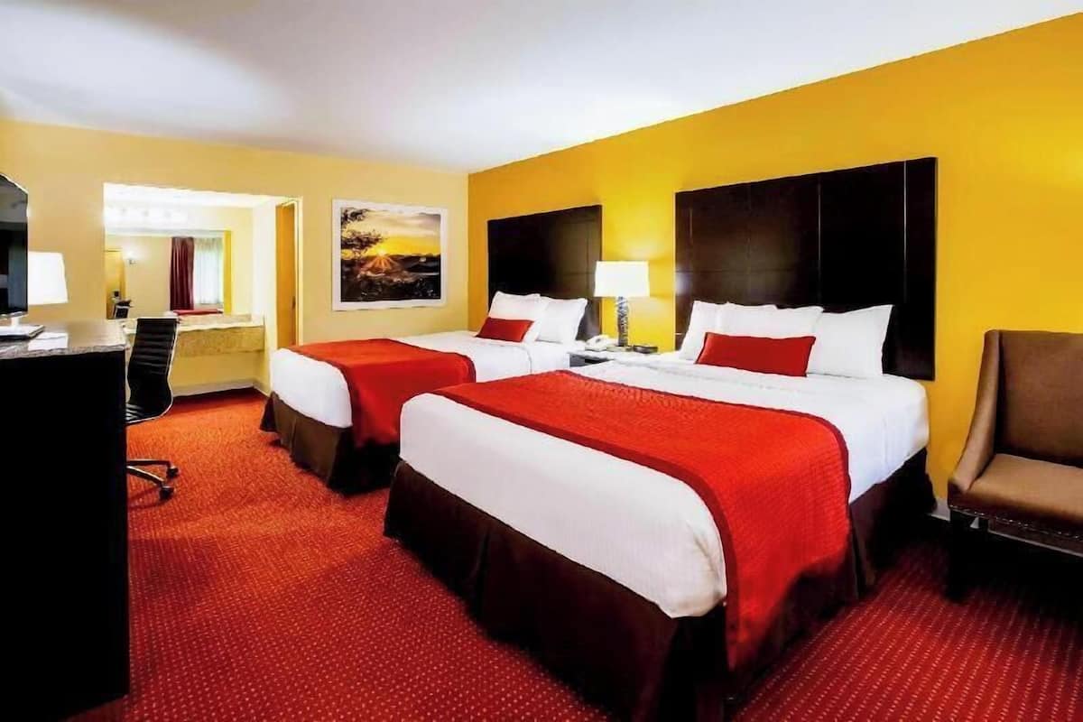 In-room safe, desk, blackout curtains, iron/ironing board